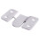Furniture Sectional Interlock Style Sofa Connector 10pcs Silver Tone 7