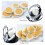 2Pcs Multi Function Stainless Steel Egg Slicer for Hard Boiled Eggs Dishwasher Safe Heavy Duty Egg Cutter Kitchen Helper 2
