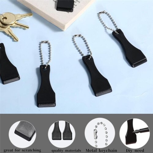 20PCS Durable Plastic  Scratcher Keychain, Compact Lottery Ticket Scratching Tool with Easy Grip 1