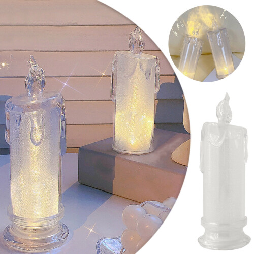 Flammeløse LED-søjlelys, batteridrevne, 3x LR1130 1