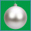 MOUDUO gold plastic Christmas ball 8 inch 4