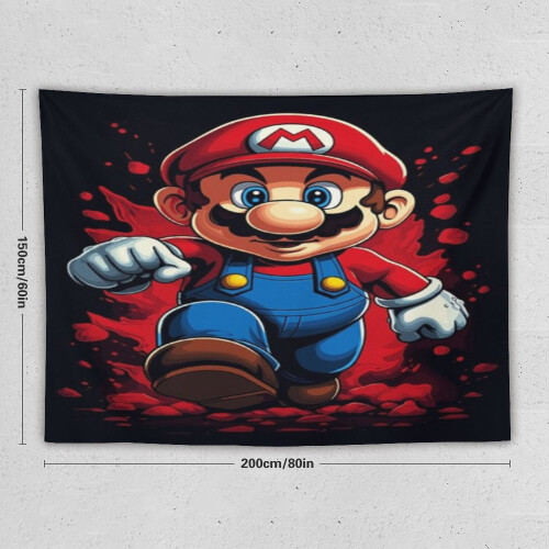 Super Mario wandtapijt van polyester 1