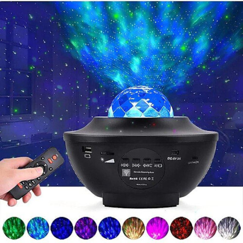 Sterrenprojectorlamp met Bluetooth-luidspreker, 14 kleuren 2