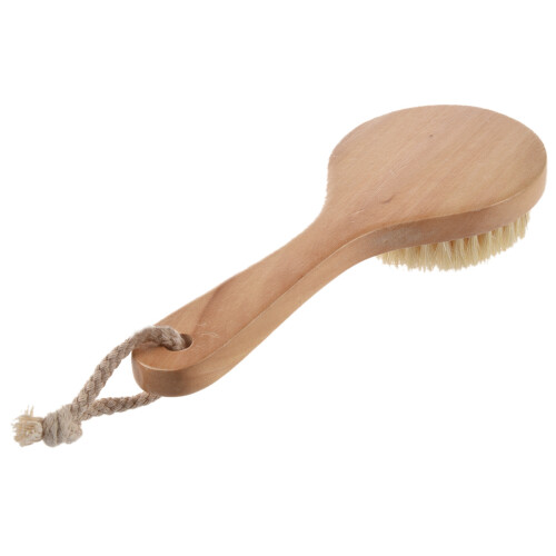 5X Long-Handled Borste Detox Holzgriff Körperbürste Hautbürste 2