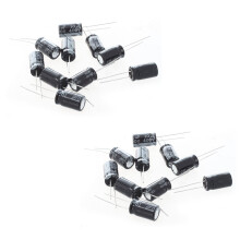 20 x 400V 10uF faible ESR impedance condensateur electrolytique