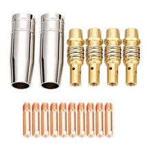 Mig Svetsmunstycken för Svetsmaskin 16 Styck Guldspets Kontakttips för Mig Svetsmaskin - 0,8Mm