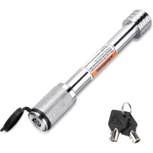 Trailer Hitch Lock 5/8", Locking Hitch Pin with Keys for Class III IV to Bike Rack Tray Tow Rope for Trailer Truck