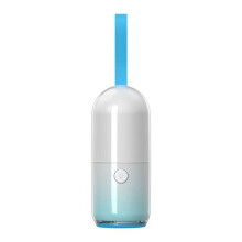 Lampe de Poche LED, Lampes de Poche Compactes Rechargeables pour Porte-Clés pour Urgence, Camping, Extérieur Bleu