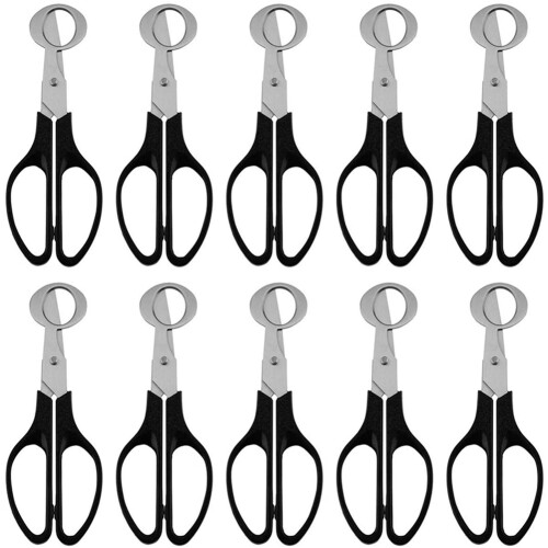 10PCS Egg Scissors Quail Egg Shell Cutters Separator Small Quail Egg Cracker Quail Scissors Opener Cigar Cutter