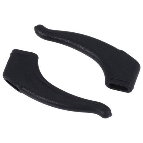 1 paio Bicchieri silicone Anti-out gancio 'orecchio Nero