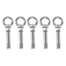 5 PiÚCes SéRies M8 X 60Mm Boulon D'Expansion Boulon D'Ancrage 304 Anneau en Acier Inoxydable Ancre de Levage Boulon à Oeil Boulon D'Expansion