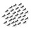 Black Plastic White, Mounting for  CPU Cooler, 60 Pcs 8
