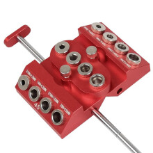 Guide de PerçAge D'Angle de 30 45 à 90 DegréS, Bloc de PerçAge pour Trous à Angle Droit avec Barre de Positionnement de PerçAge Amovible
