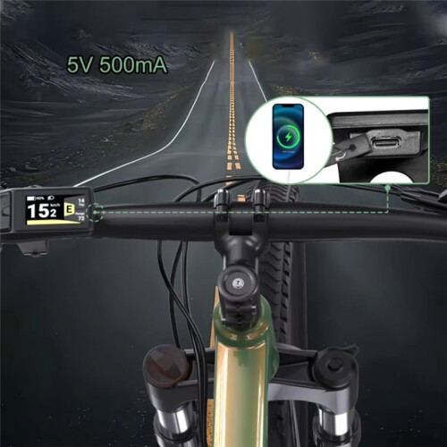 CAN Protocol E-Bike Display Cycling Accessories Can Protocol Display for Ebike Bicycle Computer PAS Levels 0-7 1