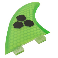Surfboard Thruster Finnen, Fiberglas Waben Sechsecke Grün, G5 Surf Finne, für Surfbretter, Surfing Longboard