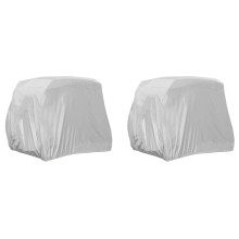 2X 4 Passagers Couverture de Voiturette de 210D Oxford Housse de Pluie de Toit Anti-Poussière étanche pour EZ GO, Voiture de Club,