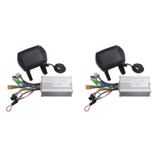2X Scooter ÉLectrique 48 V 21 A ContrôLeur Sans Balais Intelligent + ÉCran LCD Tableau de Bord 5 Broches pour Scooter ÉLectrique G2 PRO
