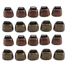 20 Pièces Vache Cheval Mouton Paissant Petites Cloches En Laiton, Cloche Rétro Cloche pour Cheval Mouton Paissant Cuivre, Cloches de Vache Fabricant