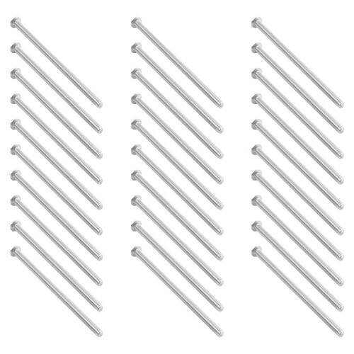 Stainless Steel Button  Screw, Hex Socket Bolts Type:M4 / 4mm Bolt Size:M4 X 80mm Your Pack Quantity:30