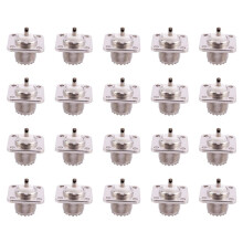 20X UHF Female SO239 Panel Chassis Mount Flange Deck Mount Solder Cup RF Connector