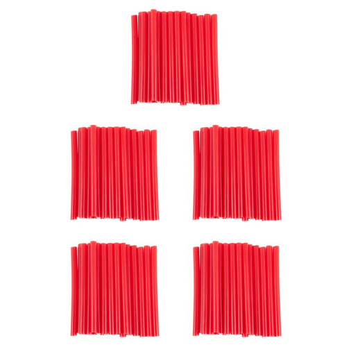 100Pcs Red Hot Melt Glue Gun Adhesive Sticks 7x100mm for  Model