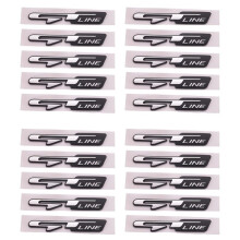 20X Cool 3D Car Style Sticker Letters Sticker for Rear Trunk Car Doors Stickers