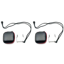 2X Pince-Nez de PlongéE Sans Aluminium pour L'Aviation, PlongéE Confortable, Surf, Pinces pour le Nez, Coussin en Silicone AntidéRapant Aux Deux,