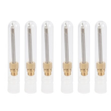 6X 510 Interface Soldeerbout Tip Draagbare USB Soldeerbout Tip Lassen Rework Accessoires, Puntig