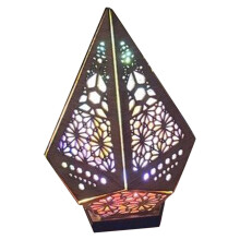 Bohemian Wooden Floor Lamp LED