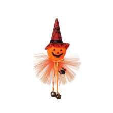 Halloween-Hexenanhänger aus Stoff mit Glöckchen, 9 x 15 x 5 cm