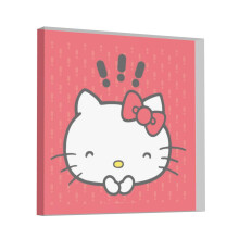Hello Kitty akril négyzet alakú plakett inspiráló idézet