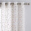 White sheer curtains grommet top 2 panels 52" x 63" 1