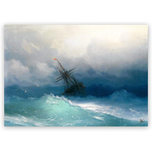 Ivan Aivazovsky Leinwanddruck – Schiff auf stürmischer See