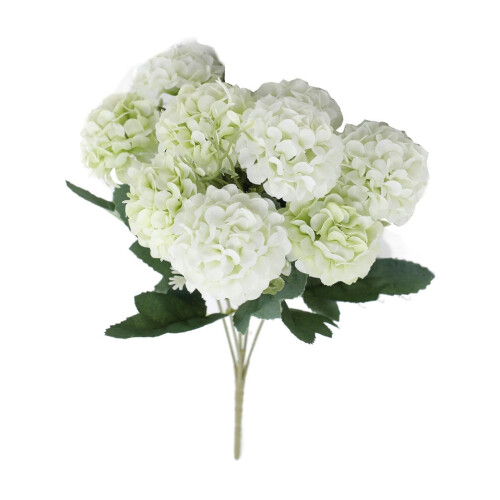 Lot de 12 chrysanthèmes artificiels