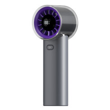 Reisefreundlicher Ventilator, 3000 mAh, wiederaufladbarer-Grau