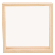 Houten frame voor gedroogde bloemen, 17,5 x 17,5 cm