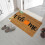 Pumpkin Area Rug Yellow Polyester 50x80cm 1