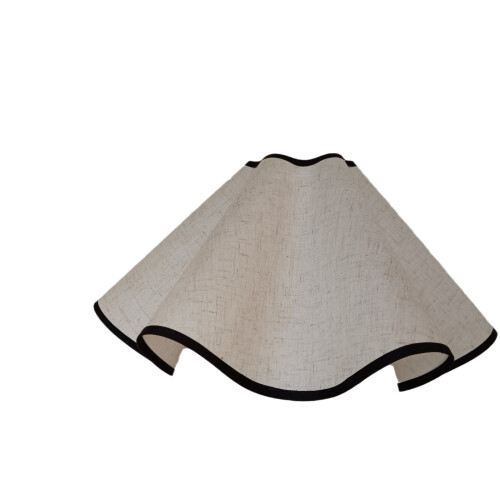 Χειροποίητο καπέλο φωτιστικού Petal Μπεζ PP Polyester 36.8x20cm