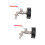 IBC ton barrel brass faucet single head2pcs 1