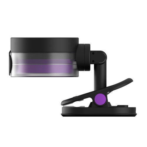 Clip-Desktop-Nebelventilator zur Wandmontage mit-Schwarz