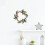 Gnobogi Weihnachtskranz-Wandaufkleber, Weihnachtsmann-Design 1
