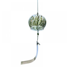 Handgefertigtes japanisches Glas-Windspiel – Klares Borosilikatglas