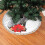 Weihnachtsbaumrock mit Fransen und Spitze, 91 cm 1