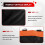 Trampoline Mat, for 8 Ft Frame, with 48 V-Rings, Trampoline Replacement Mat, Reinforce, UV-Resistant, with Spring Hook 9