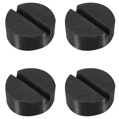 4X Rubber Disc Pad Car Vehicle Jacks Jack Pad Frame Protector Rail Floor Jack Guard Adapter Tool Jacking Lifting Disk 1