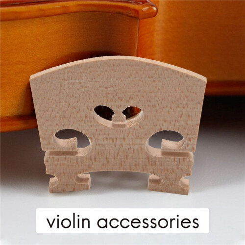 15 Pezzi Acero 4/4 Full Size Violin Bridge Codice Qin Accessori per Violino 2