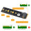 2X Ny Version M.2 (NGFF) Key B+M to Key M Adapter för PCI-E Bus SSD Stöder 2242/2260/2280 Typ M.2 Key M SSD Dimension 5