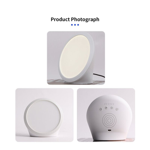 Light Therapy Lamp 10000 Lux Full Spectrum SAD Treatment Lamp Timer Settings Memory Function Happy Sunlight Lamp UK PLUG 2