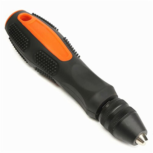 Adjustable Pin Vise Hand Drill for Woodworking - Keyless Chuck, 0.5-8mm Capacity