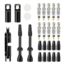 Kit D'Outils pour Retirer L'Obus de Valve, Valve Presta Tubeless, pour Pneus de Vélo de Route et VTT Tubeless